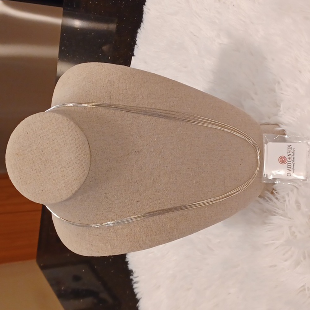 Chaco Canyon Liquid Silver Necklace 24" NEW